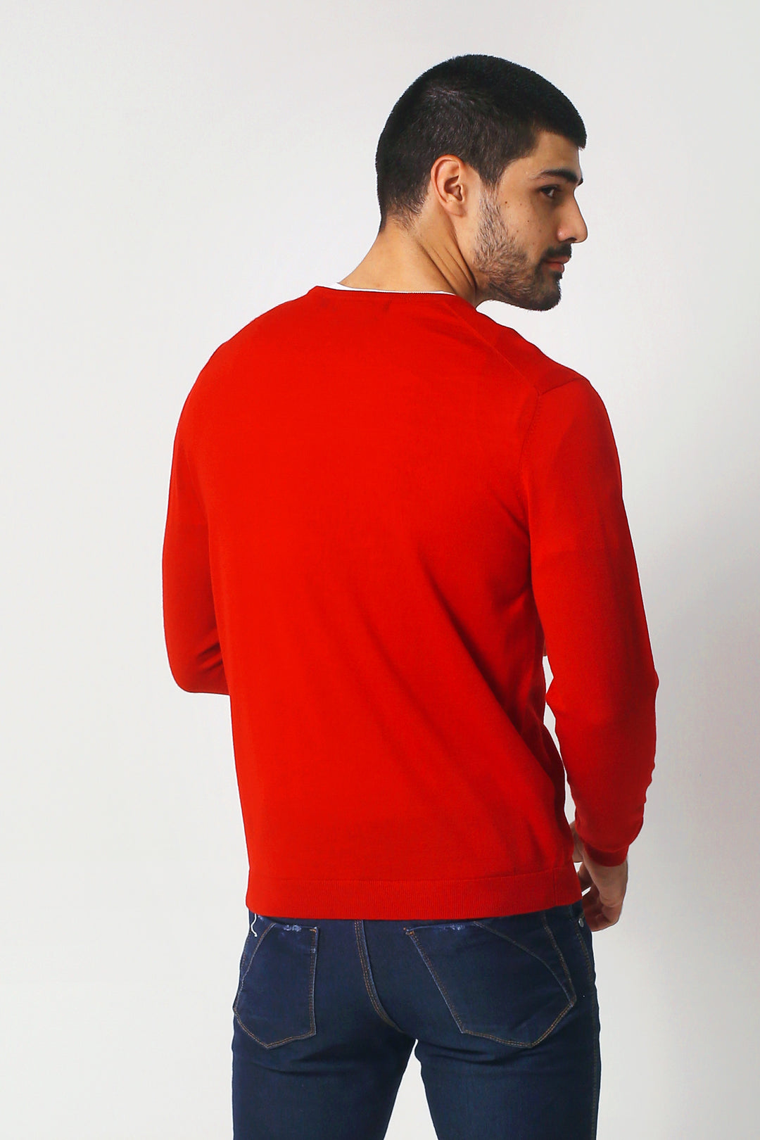 Merino Wool V-Neck Sweater