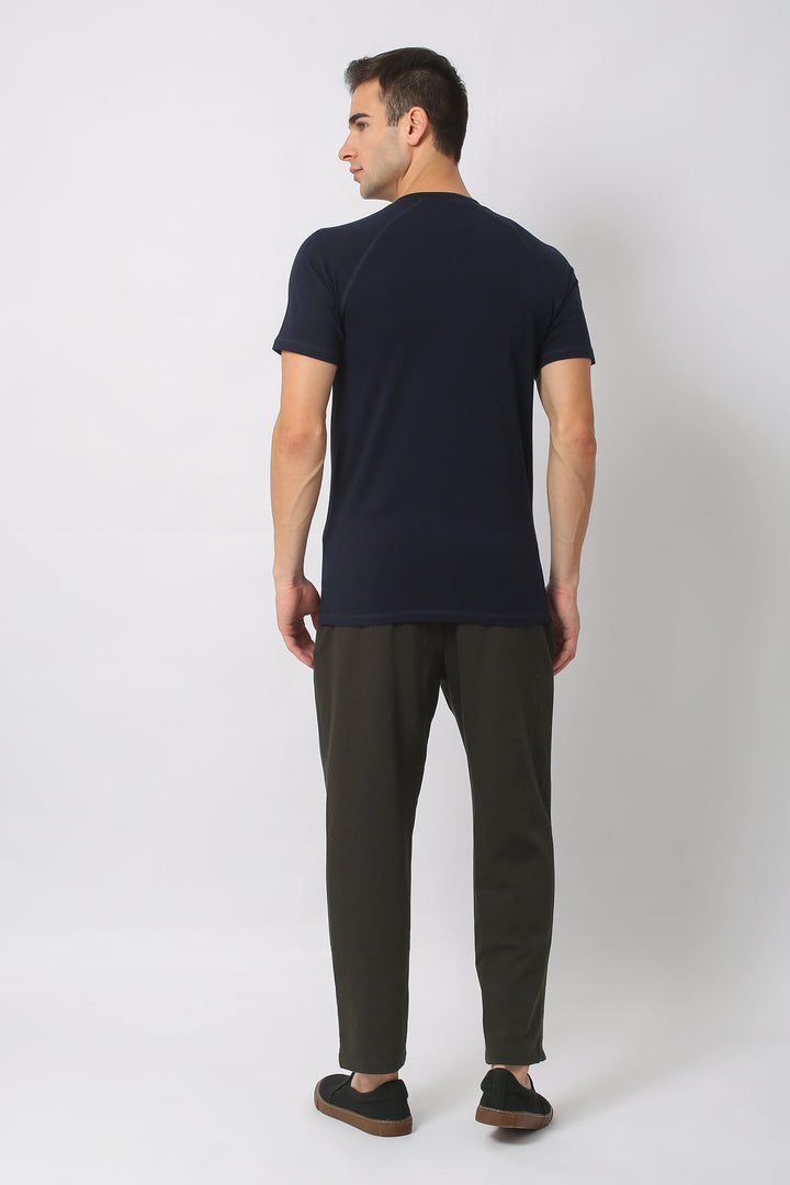 Cloud Short Sleeve Henley|Men's T-Shirt|ROMEO NYC